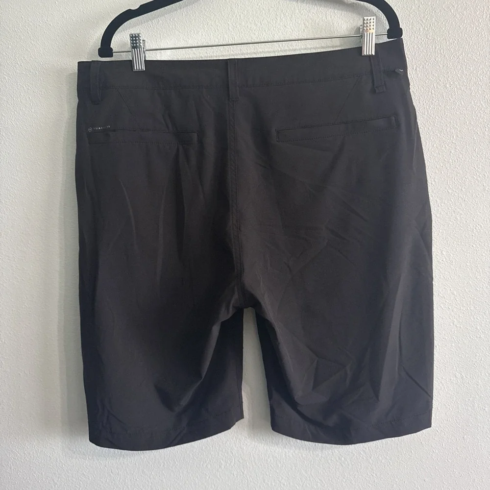 7 Diamonds Shorts Mens 34 Black  Momentum Performance Lightweight Active 7D Golf